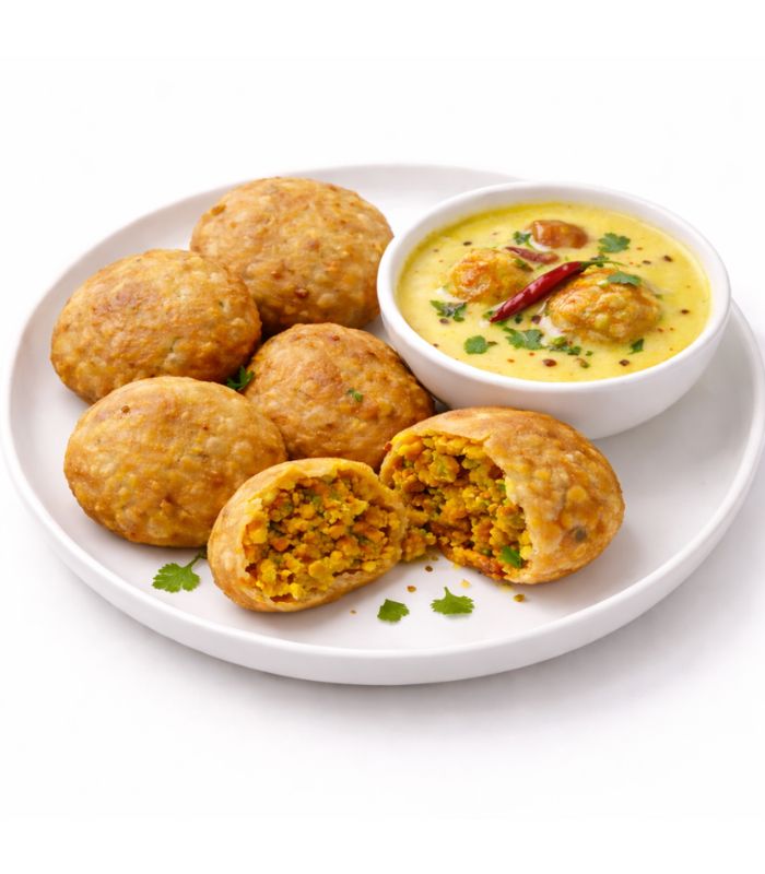Dal Kachori With Kadhi